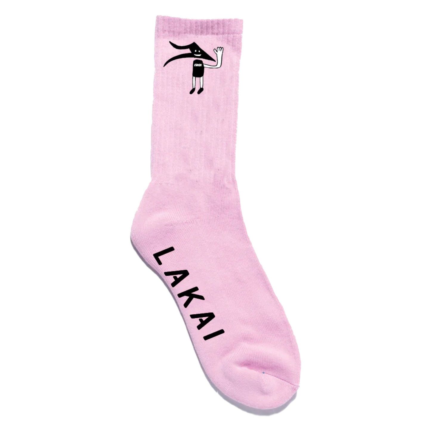 Lakai Footwear - Flare Face Socks (Pink)