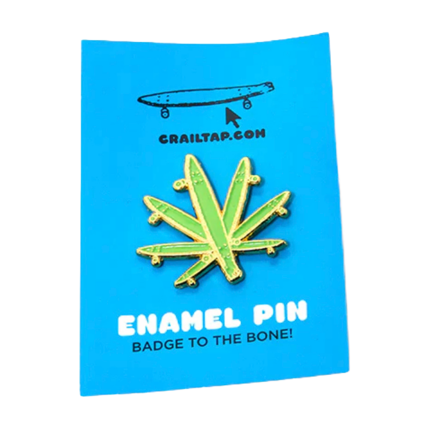 Crailtap - Weed Leaf Enamel Pin