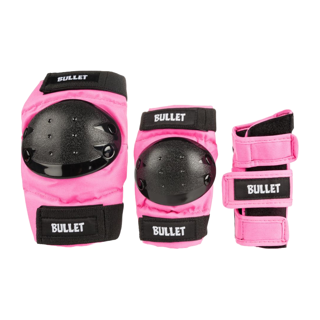 Bullet Safety Gear - Junior Triple Padset (Pink)