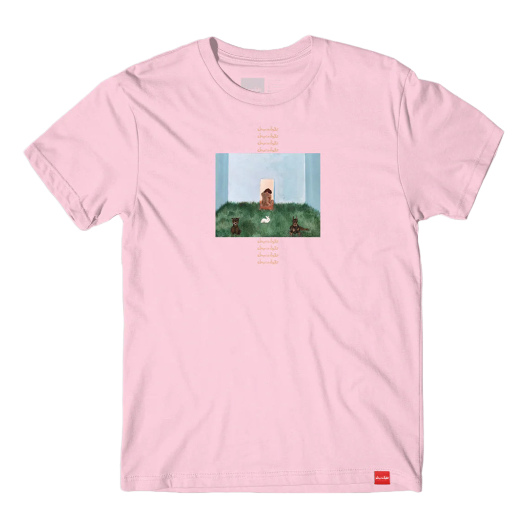 Chocolate Skateboards - Doberman Tee (Light Pink)