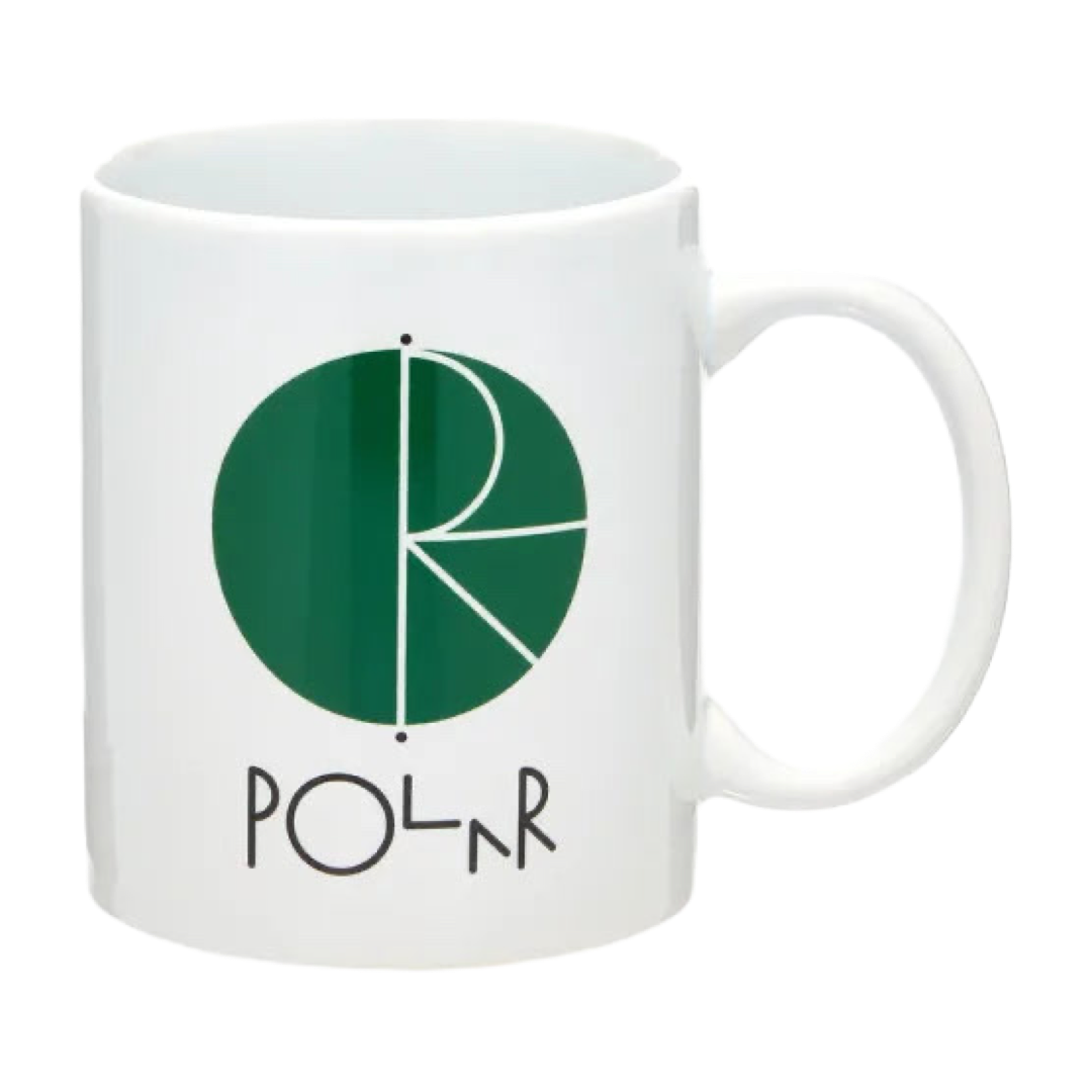 Polar Skate Co. - Fill Logo Mug (White/Green)