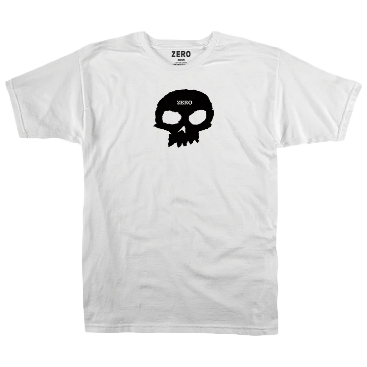 Zero Skateboards - Single Skull Tee (White)