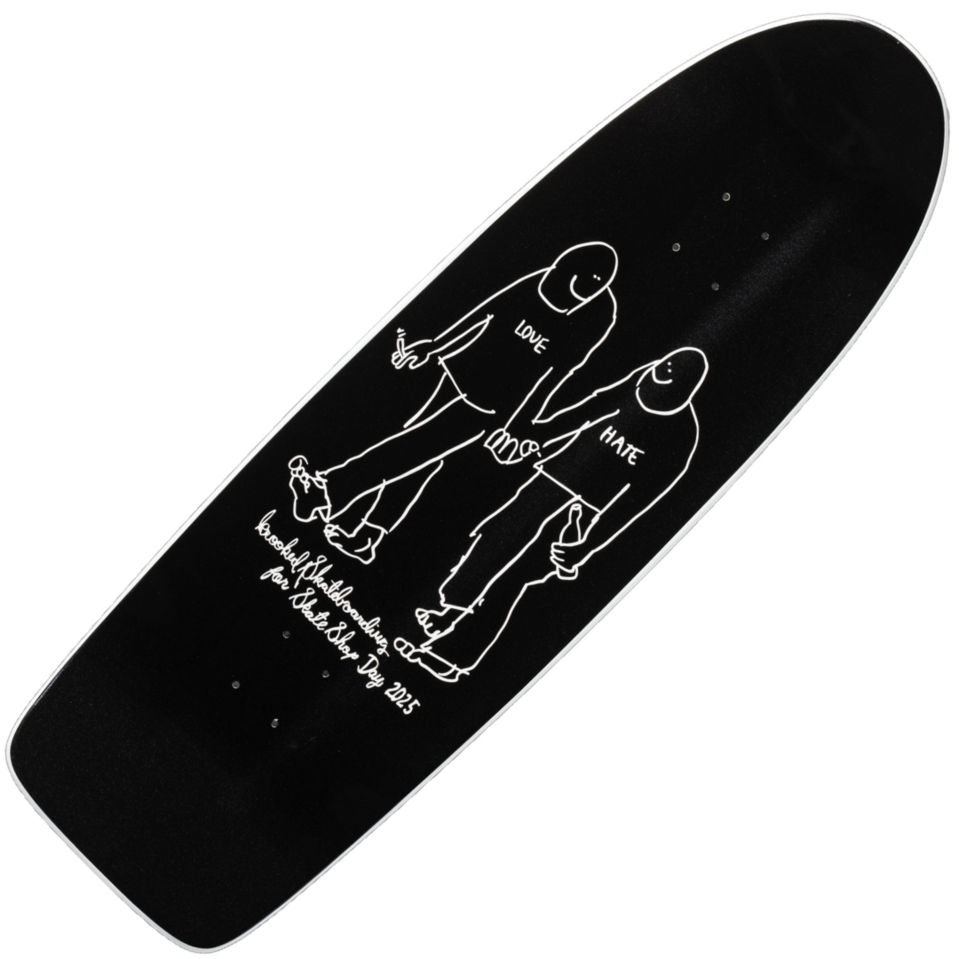 Krooked Skateboards - 'Hate' Beamer Deck (Skate Shop Day 2025)