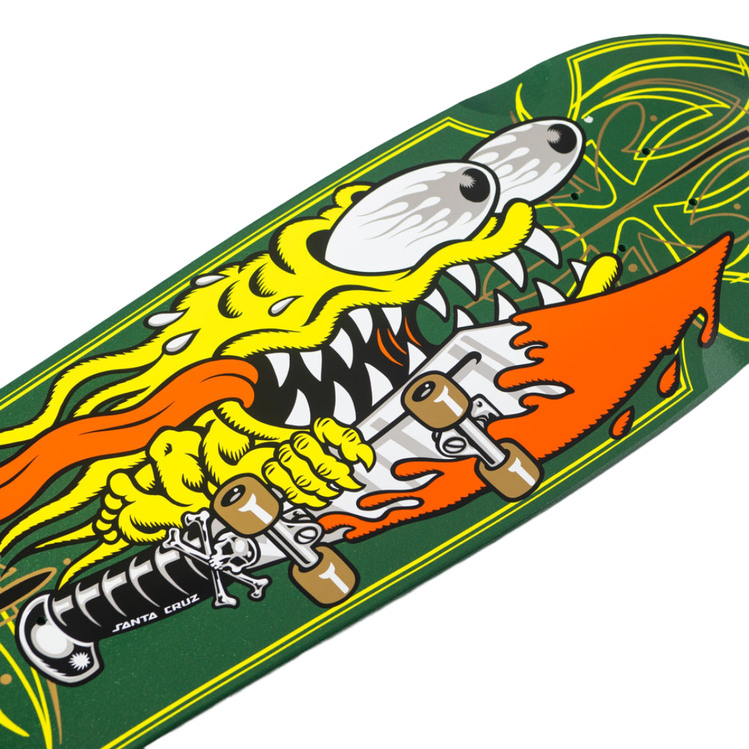 Santa Cruz - Keith Meek Slasher Green Pinstripe 9.23” Deck