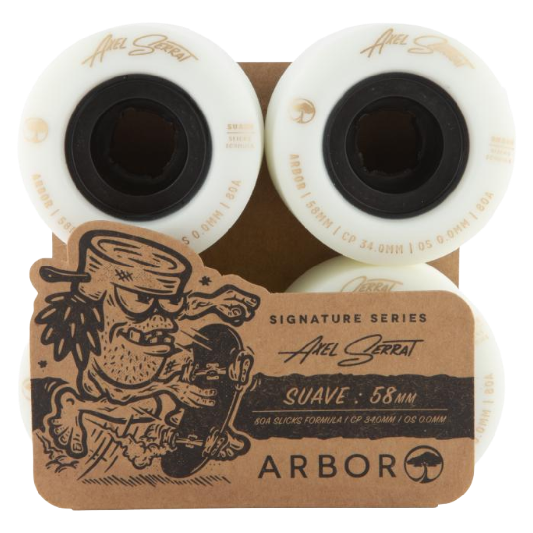 Arbor Skateboards - Axel Serrat Suave Wheels 58mm (80A)