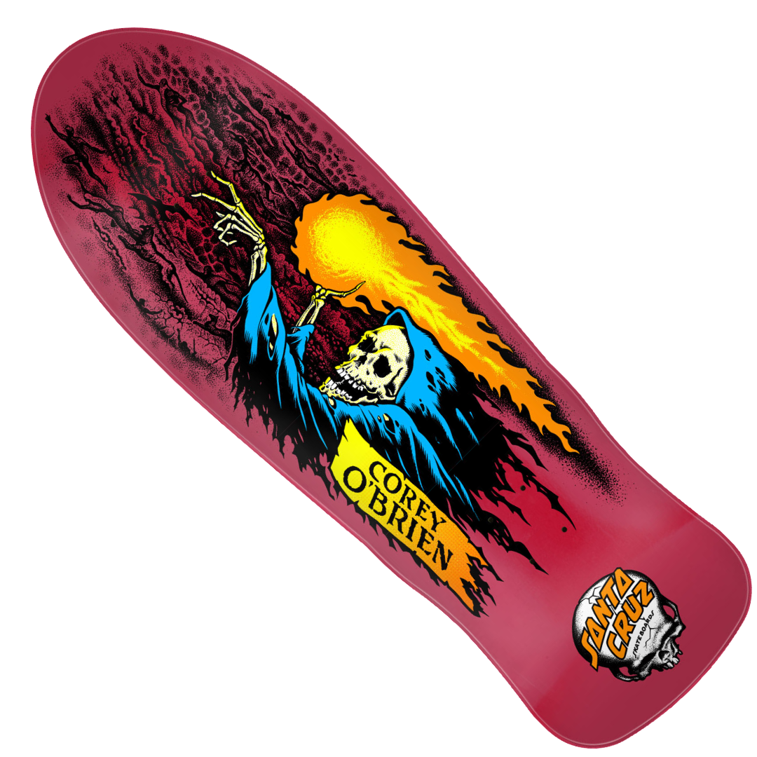 Santa Cruz - Corey O'Brien ‘Reaper' Reissue 9.85” Deck