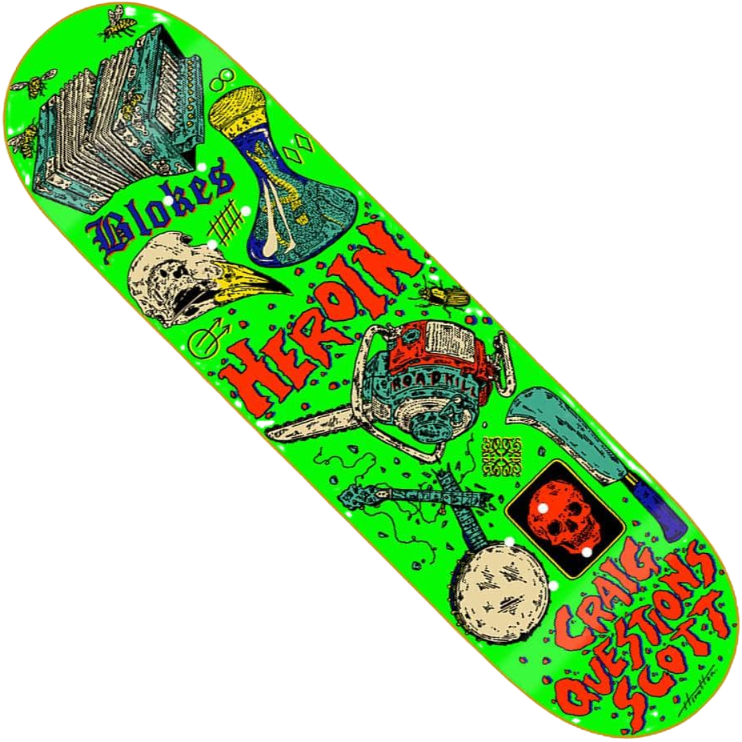 Heroin Skateboards - Craig Questions Life 9" Deck
