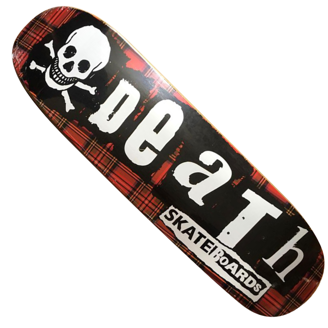 Death Skateboards - Tartan Punk 8.9" Hybrid Shape Deck