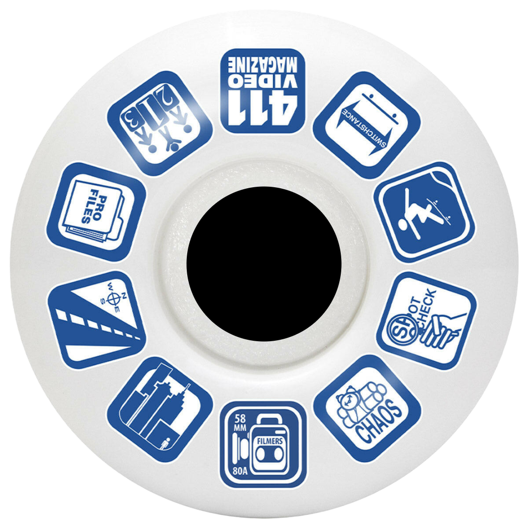 411 Video Magazine - Filmer Wheels 58MM (80A)