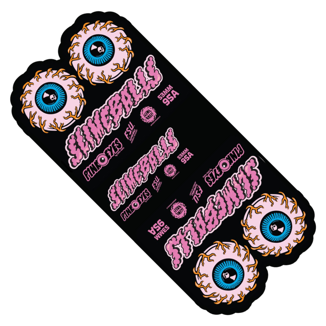 Slime Balls Wheels - Pink Eyes Mini Vomit 53mm Wheels (95a)