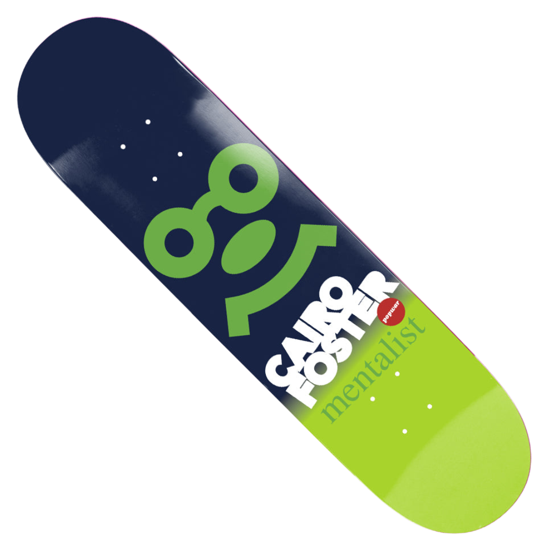 Popwar Skateboards - Cairo Foster Mentalist 8.25” Deck