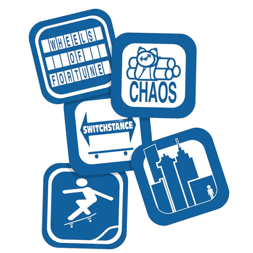 411 Video Magazine - Icons Sticker Pack (5 Stickers)