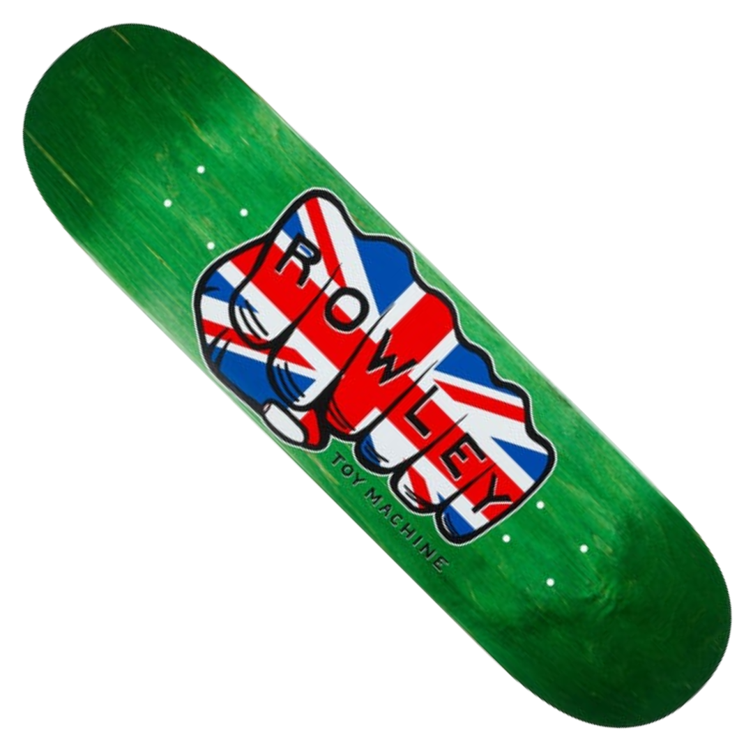 Toy Machine Skateboards - Geoff Rowley 'Union Jack Fist' 8.25" Deck