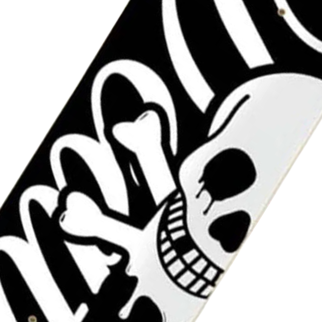 Death Skateboards - Script Black/White 8.5" Popsicle² Deck