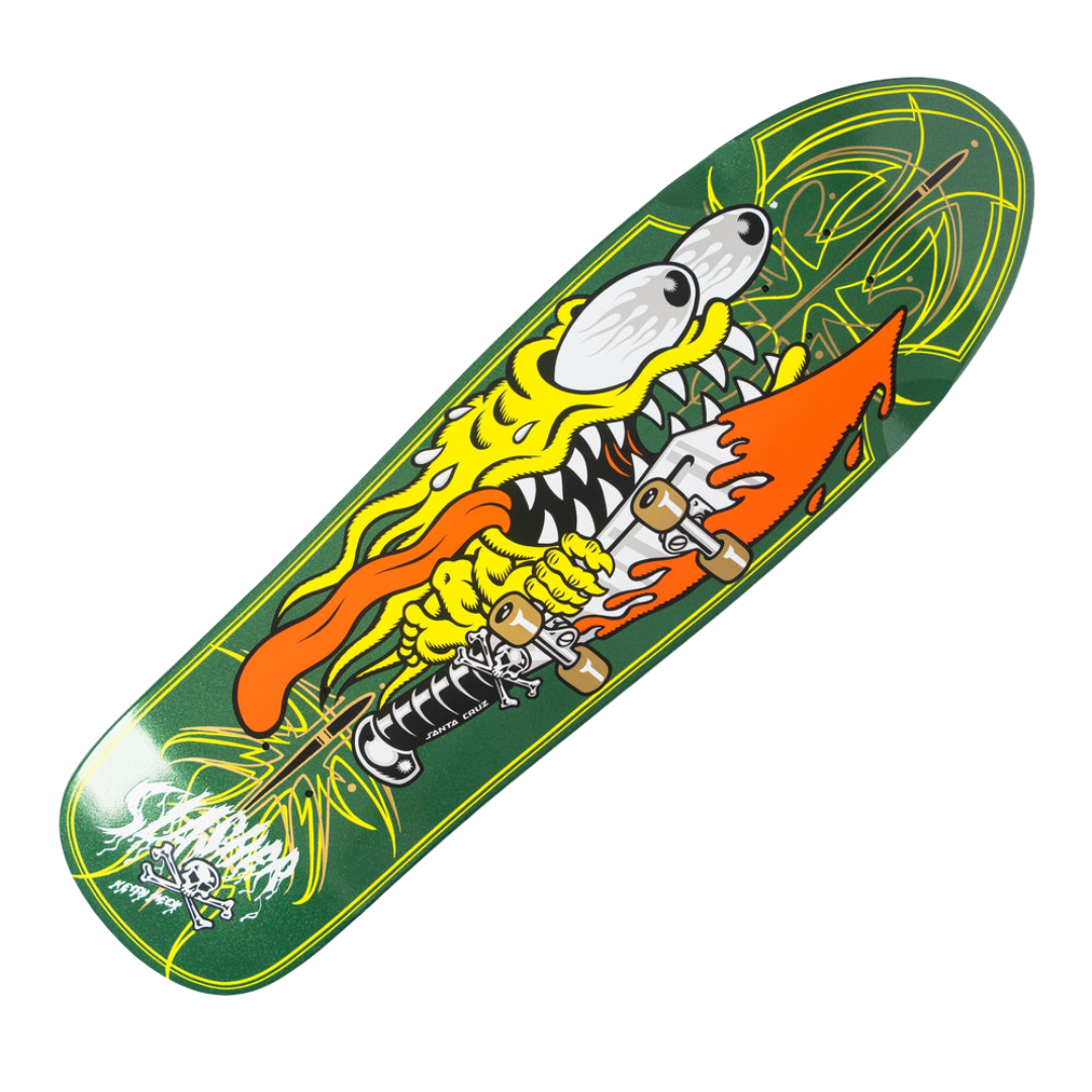 Santa Cruz - Keith Meek Slasher Green Pinstripe 9.23” Deck