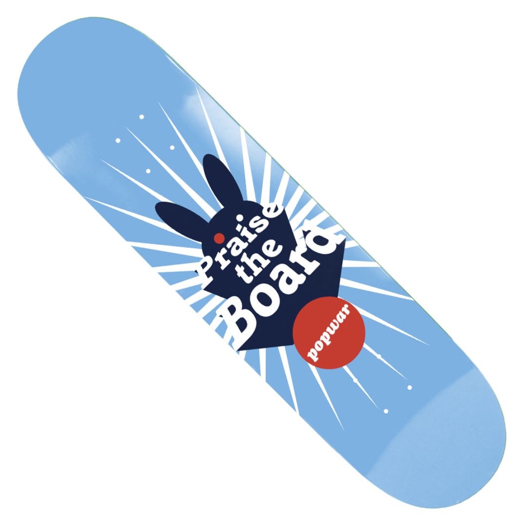 Popwar Skateboards - Praise The Board 8.25” Deck