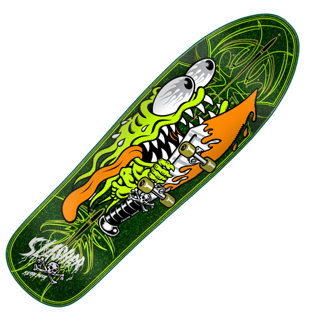 Santa Cruz - Keith Meek Slasher Green Pinstripe 9.23” Deck