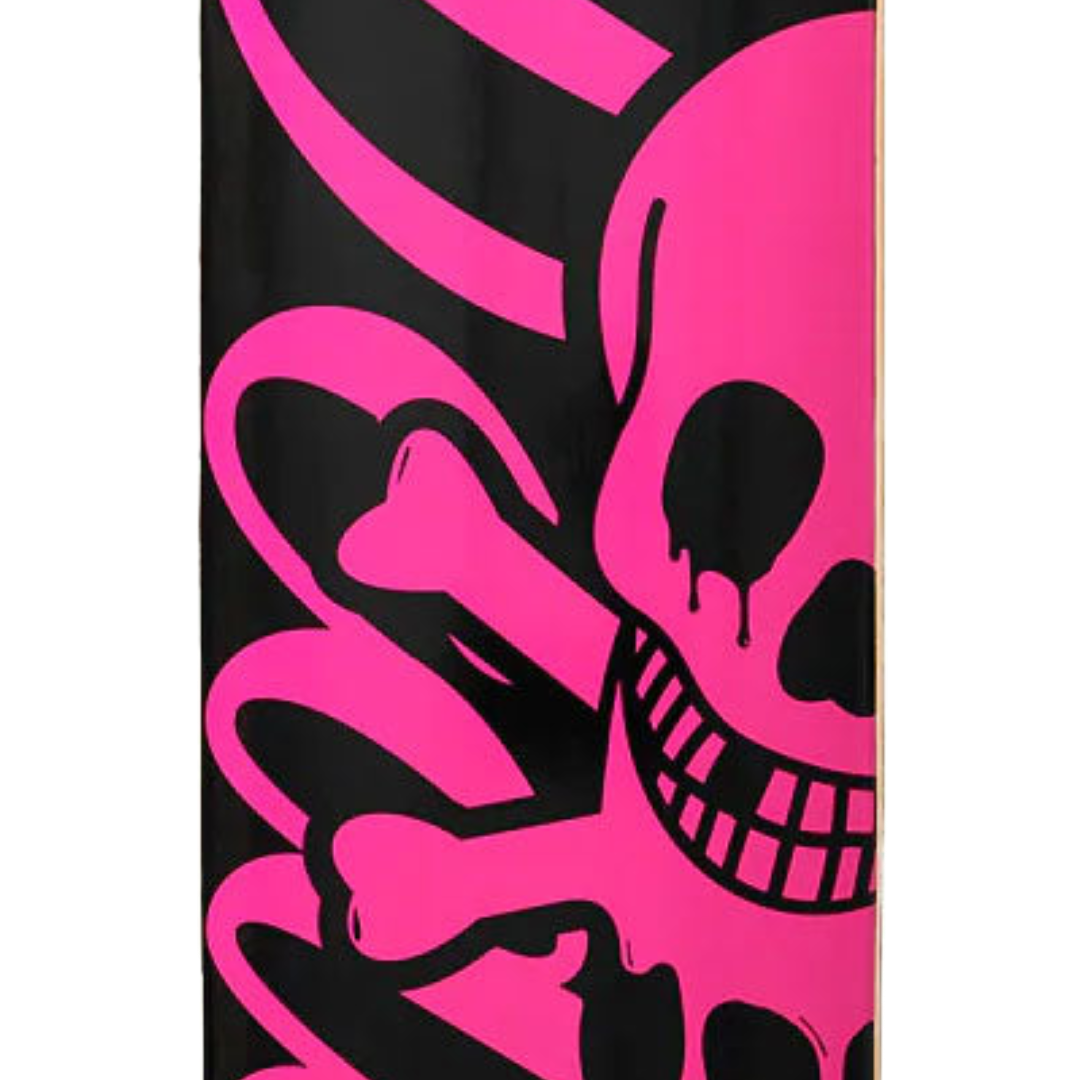 Death Skateboards - Script Black/Pink 8.5" Popsicle² Deck