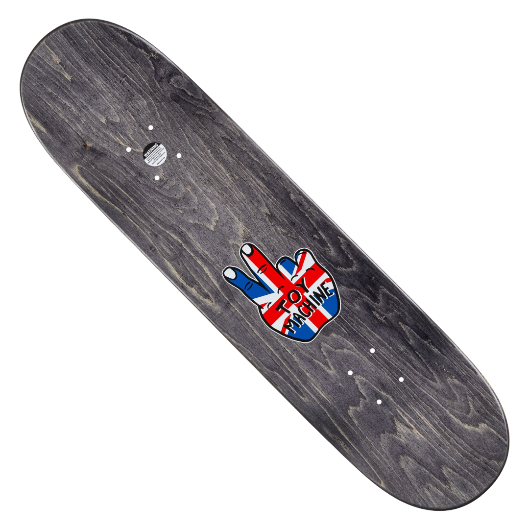 Toy Machine Skateboards - Geoff Rowley 'Union Jack Fist' 8.25" Deck