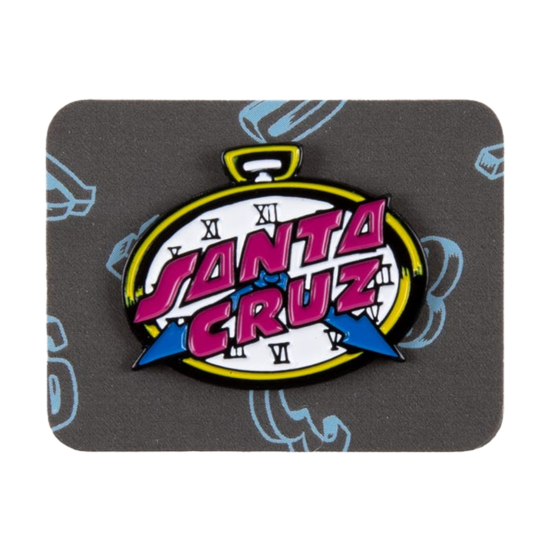 Santa Cruz - Grabke Clock Dot Pin Badge
