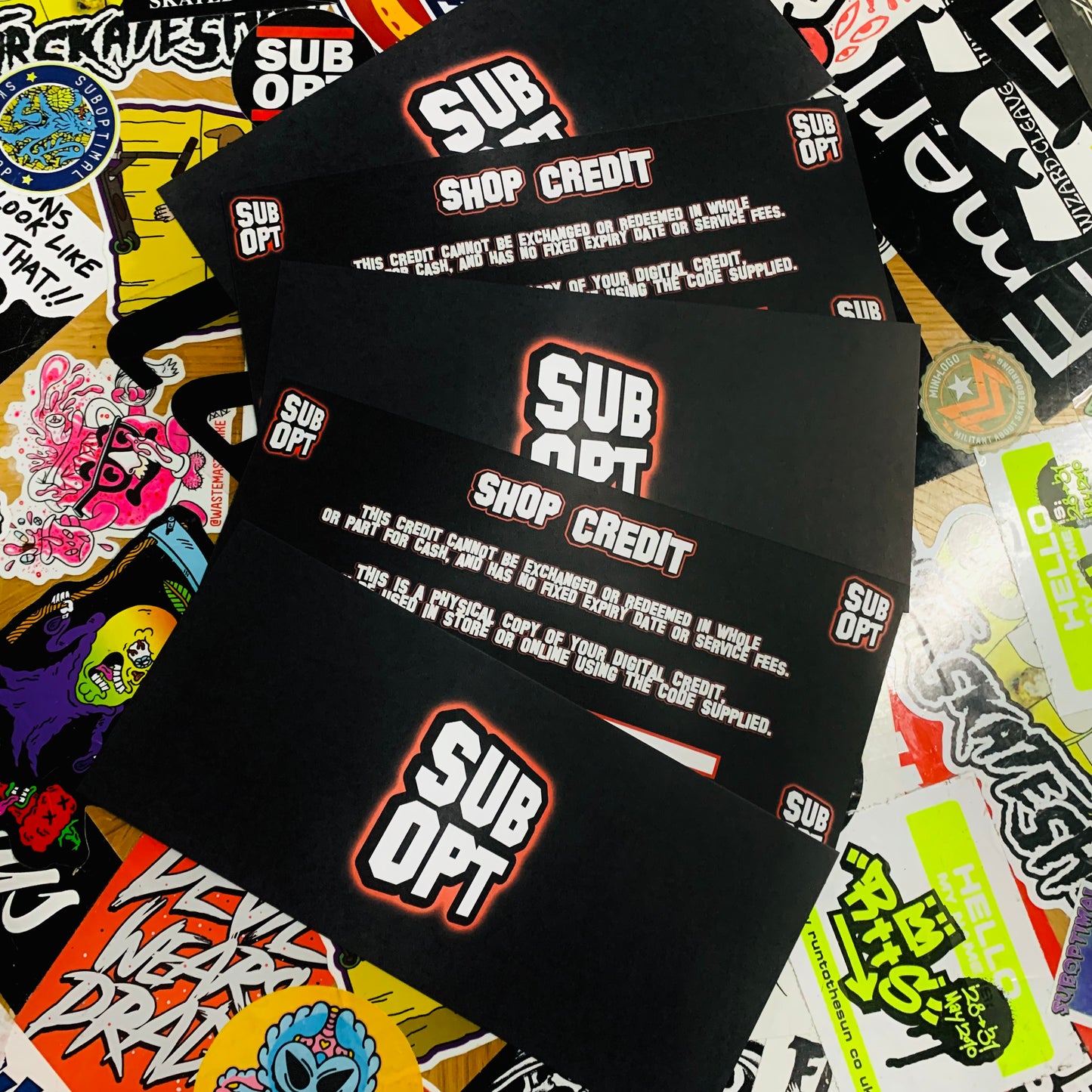 Suboptimal Shop Credit