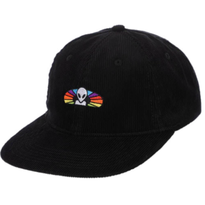 Alien Workshop Skateboards - Spectrum Corduroy Strapback Hat (Black)