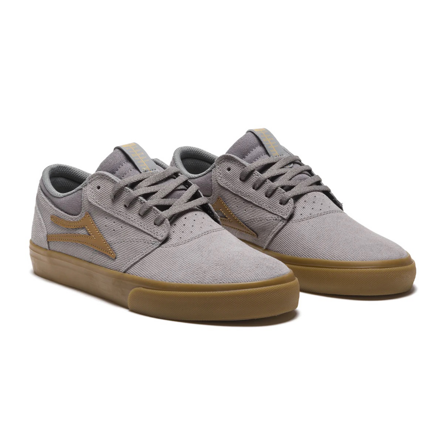 Lakai - Griffin Skate Shoe (Grey/Cord)