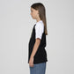 Santa Cruz - Grid Delta Dot Youth Raglan T-Shirt (Black/White)