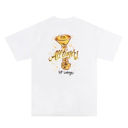 Alltimers Skateboards - Alltimers x Bronze 56K Lounge T-Shirt (White)