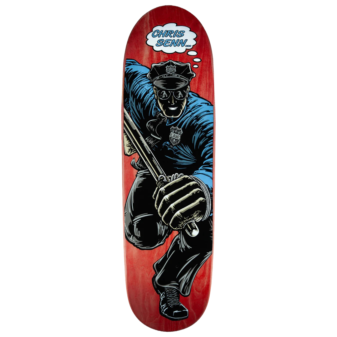 Powell Peralta Skateboards - Chris Senn ‘Cop’ Reissue 9.13" Deck