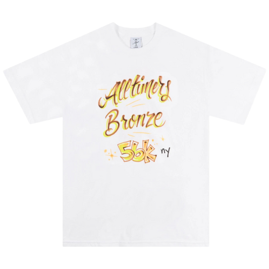 Alltimers Skateboards - Alltimers x Bronze 56K Lounge T-Shirt (White)