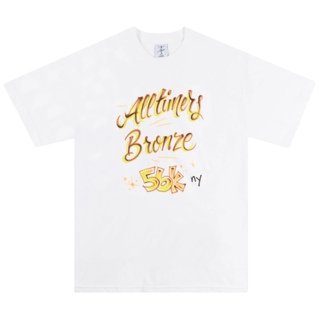 Alltimers Skateboards - Alltimers x Bronze 56K Lounge T-Shirt (White)