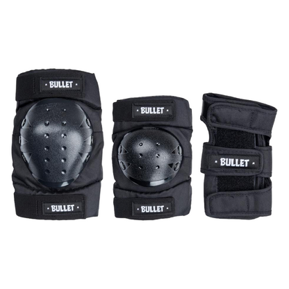 Bullet Safety Gear - Junior Triple Padset (Black)