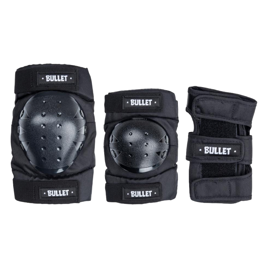 Bullet Safety Gear - Junior Triple Padset (Black)