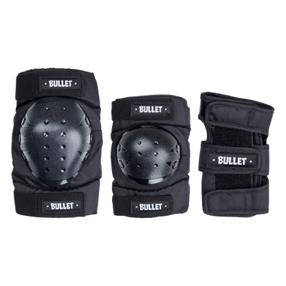 Bullet Safety Gear - Junior Triple Padset (Black)