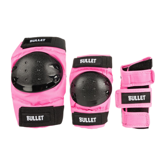 Bullet Safety Gear - Junior Triple Padset (Pink)