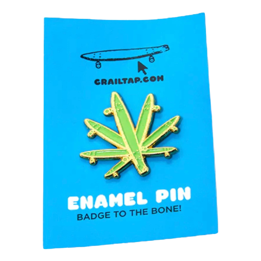 Crailtap - Weed Leaf Enamel Pin