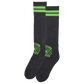 Creature Skateboards - Web Tall Socks (Green/Black)