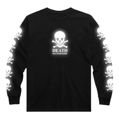 Death Skateboards - 3M Reflective Skull Longsleeve Tee