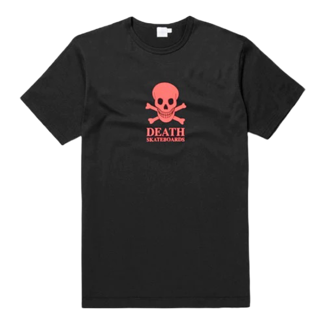 Death Skateboards - OG Skull Tee (Black/Hot Pink)