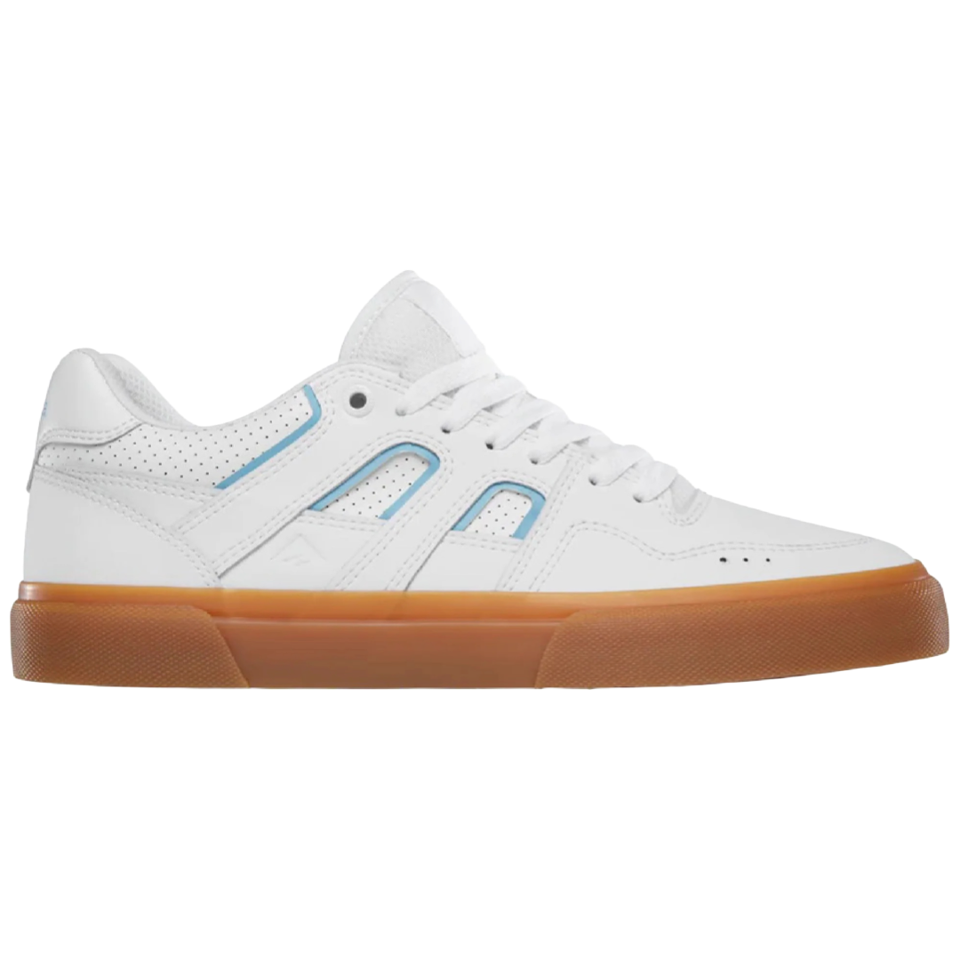 Emerica - Tilt G6 Vulc Skate Shoe (White/Blue/Gum)