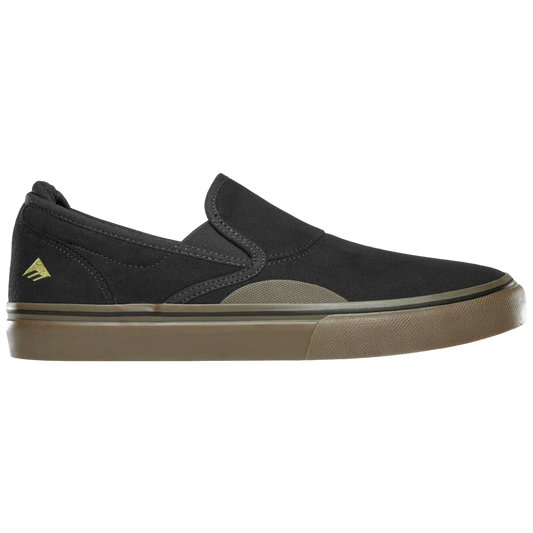 Emerica - Wino G6 Slip-On Skate Shoe (Black/Gum/Dark Grey)
