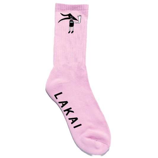 Lakai Footwear -  Flare Face Socks (Pink)