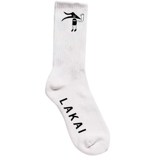Lakai Footwear -  Flare Face Socks (White)