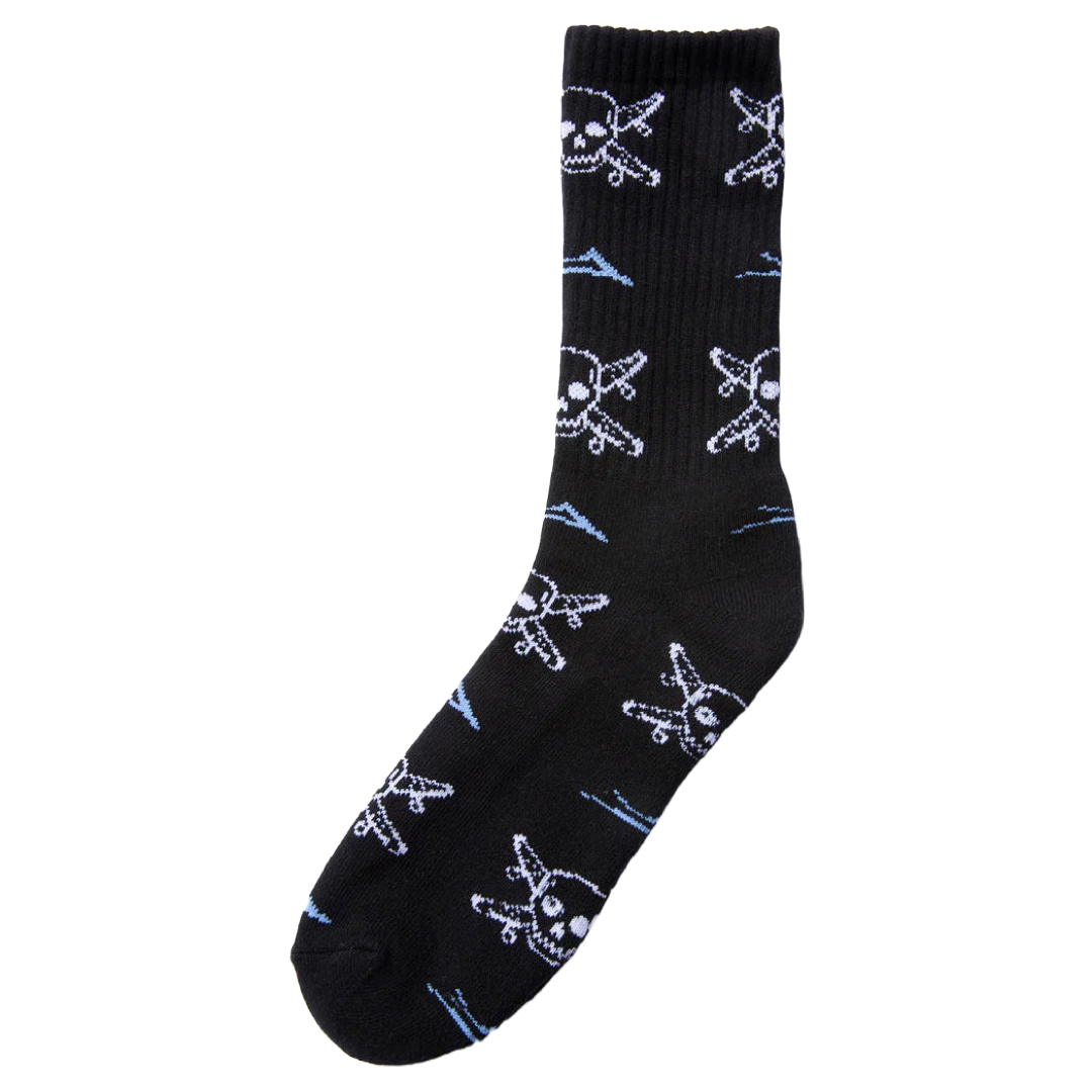 Lakai Footwear - Lakai x Fourstar Street Pirate Socks (Black)