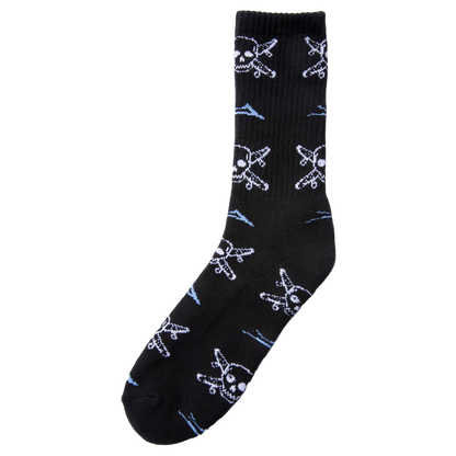 Lakai Footwear - Lakai x Fourstar Street Pirate Socks (Black)