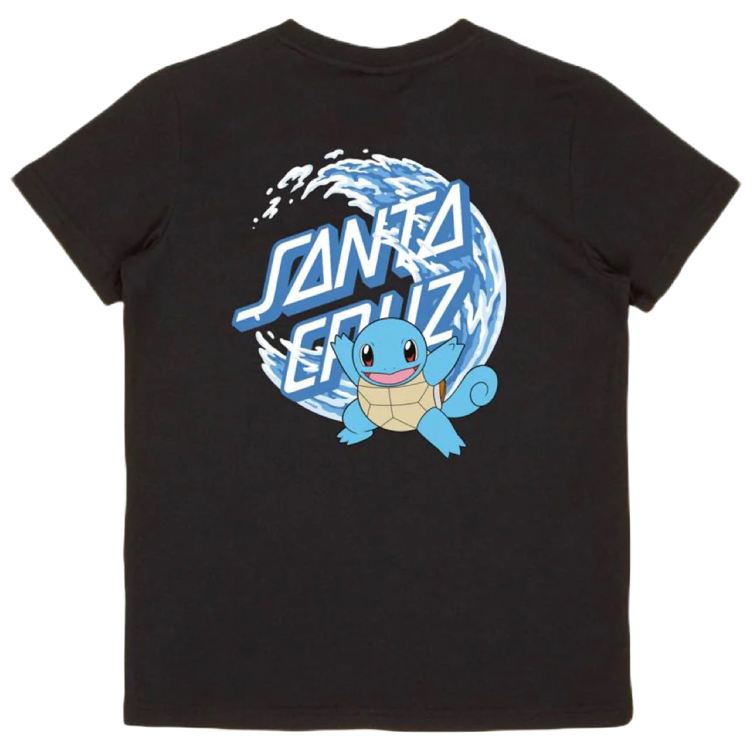 Santa Cruz - Santa Cruz X Pokémon Water Type 1 T-Shirt (Black)