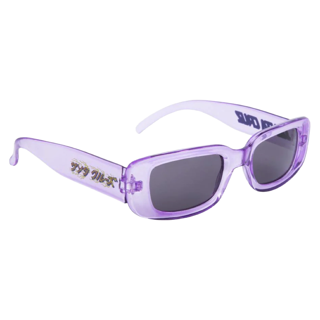 Santa Cruz - Women's Inferno Japanese Strip Sunglasses (Crystal Lilac)