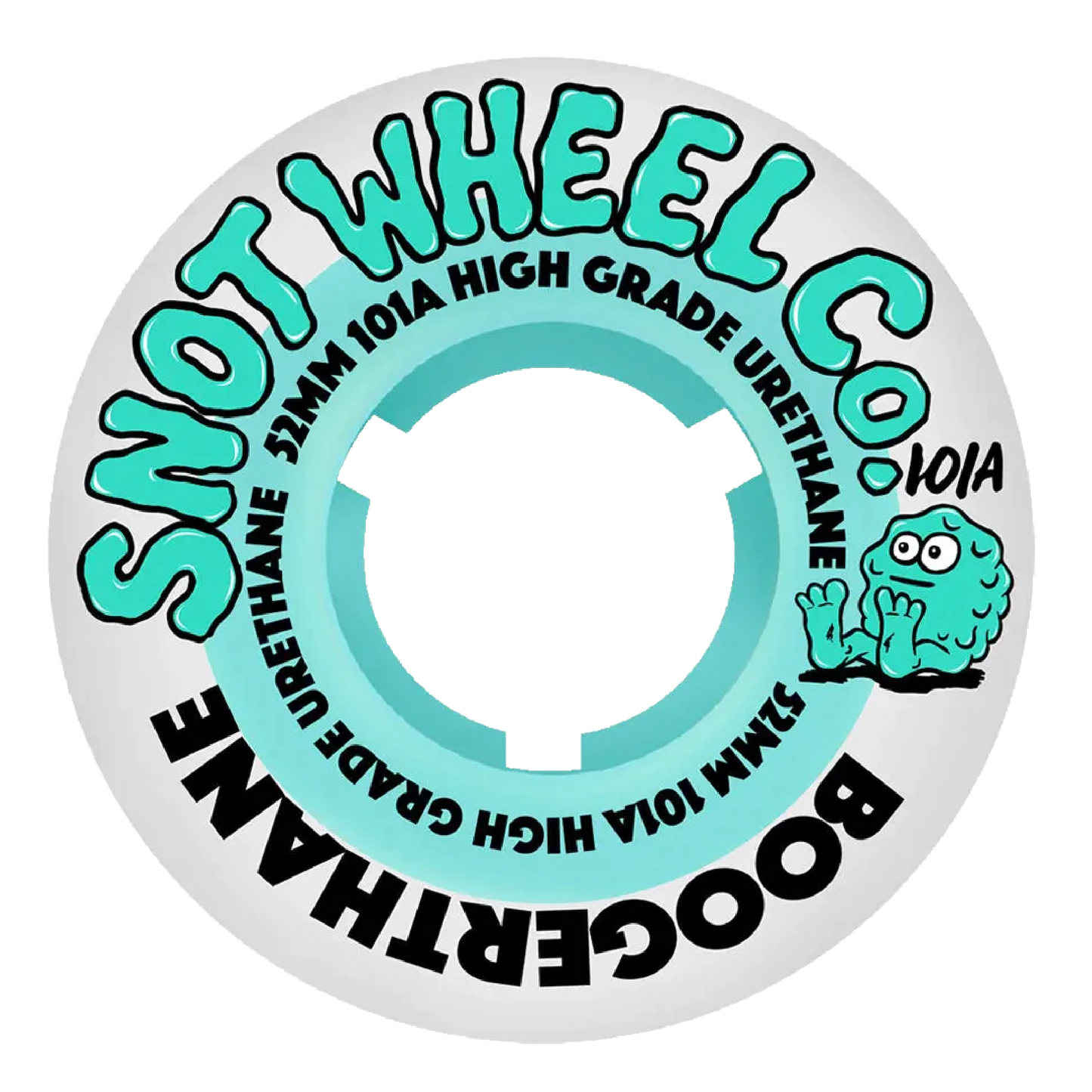 Snot Wheels - Team Wheels 52MM (White 101A)