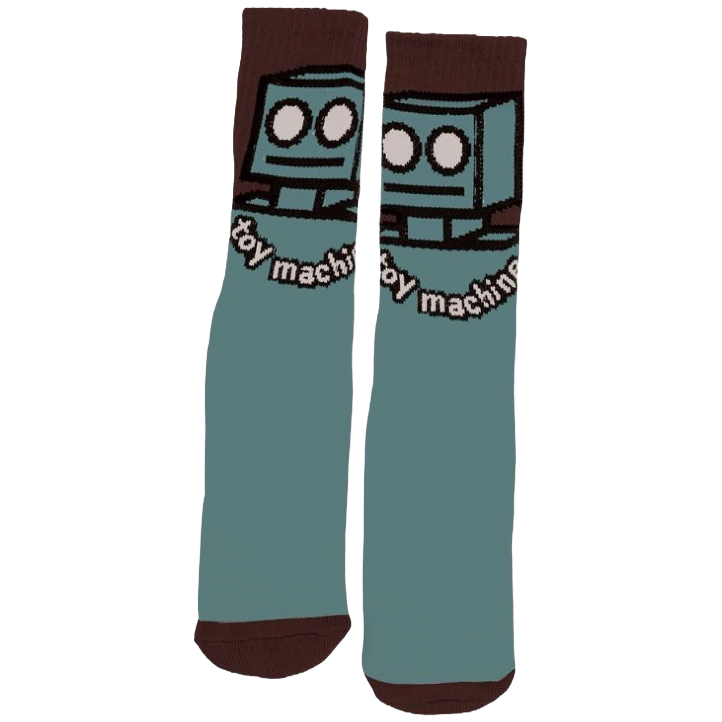 Toy Machine Skateboards - Robot Socks (Slate)